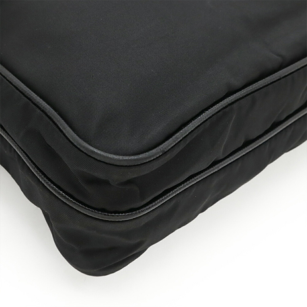 PRADA Black Leather Shoulder Bag - Picture 4 of 10
